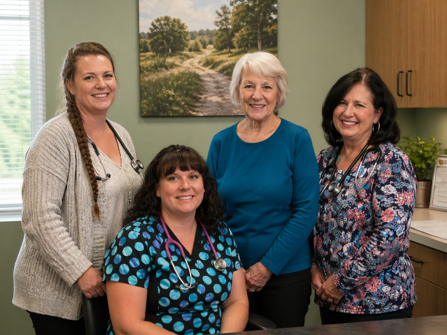 Provider and care team at Holden Family Care